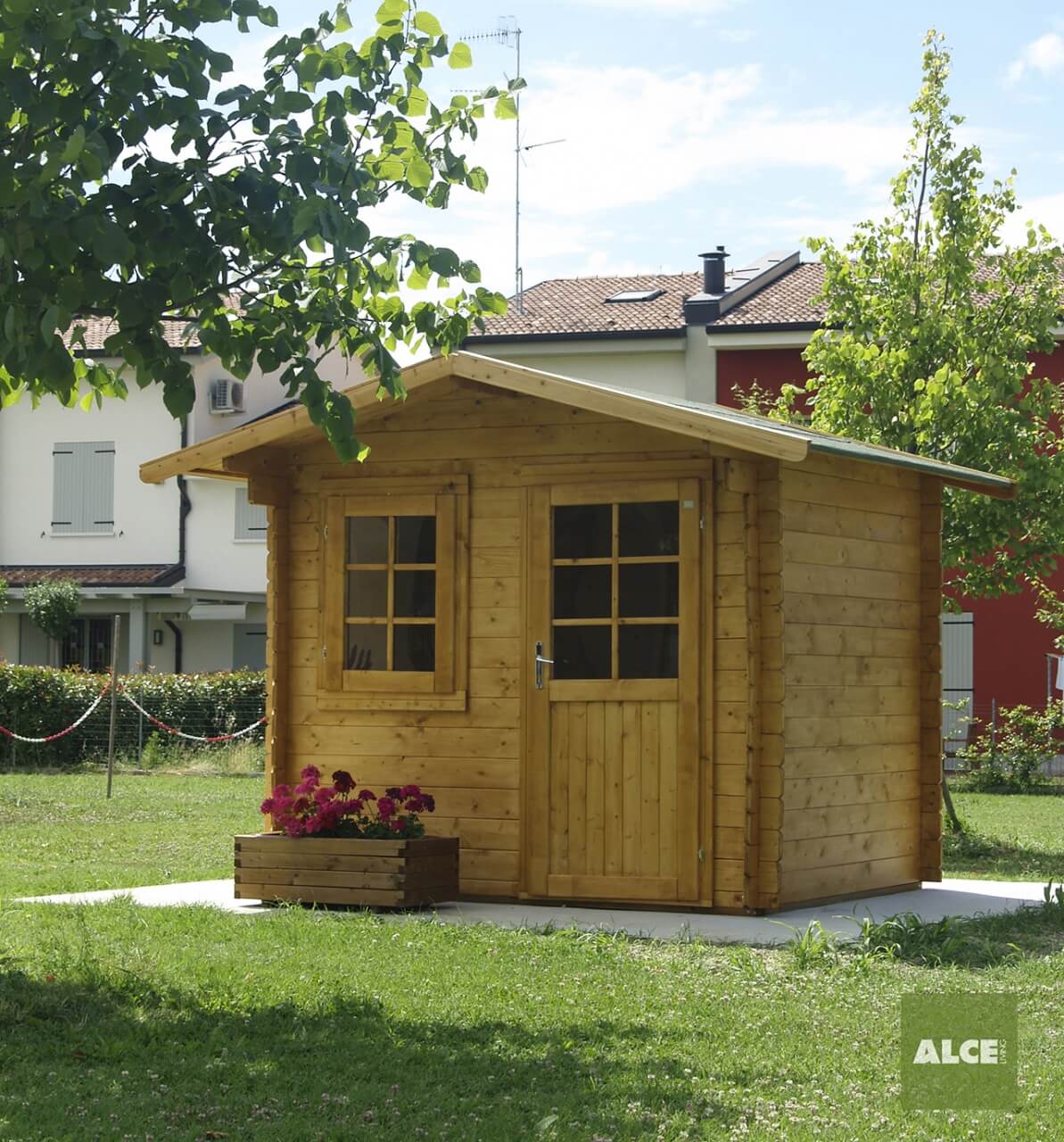 Caseta de jardín inclinada Ambrogio - 155x85cm - ALCE